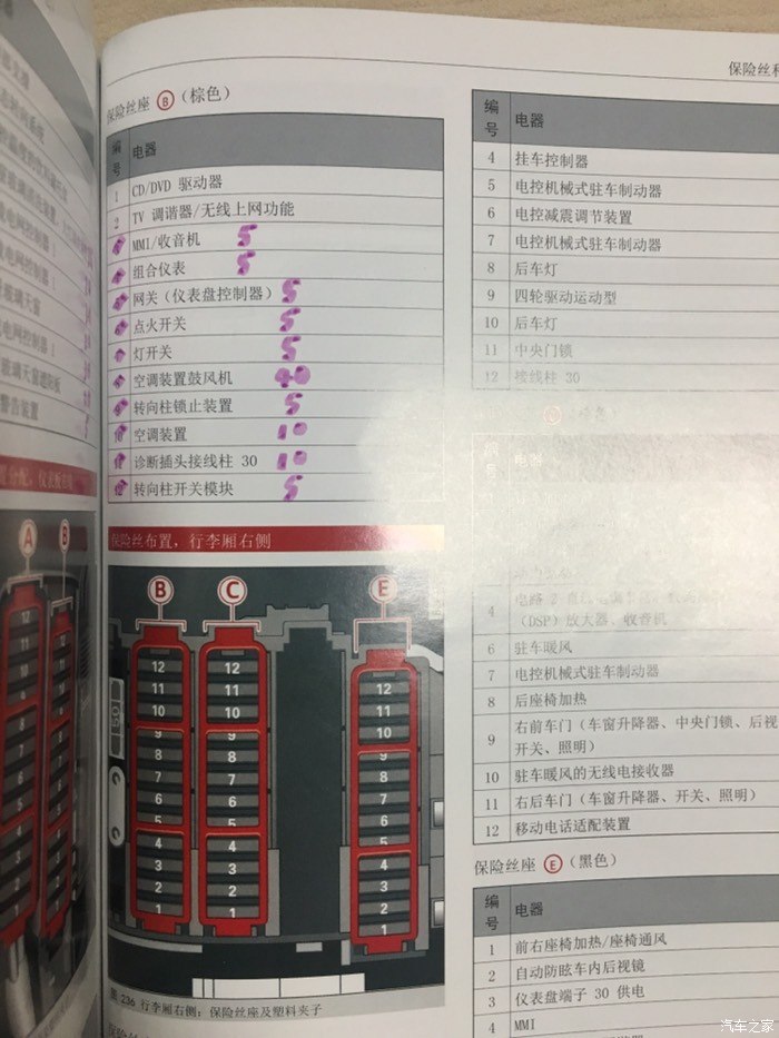 解放单机j6看保险丝图
